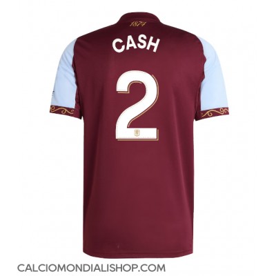 Maglie da calcio Aston Villa Matty Cash #2 Prima Maglia 2025-26 Manica Corta Maglie da calcio Aston Villa Matty Cash #2 Prima Maglia 2025-26 Manica Corta